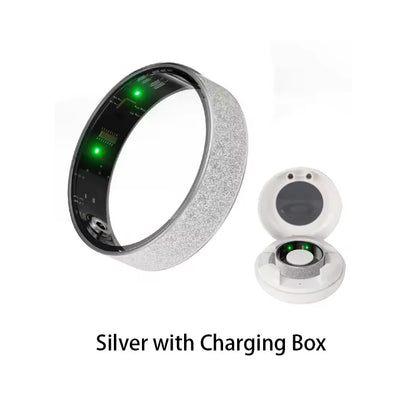 Anneau intelligent Simple, fréquence cardiaque, oxygène dans le sang, moniteur de santé du sommeil, anneau de Sport, podomètre étanche IP68, contrôle des gestes à distance, Photo