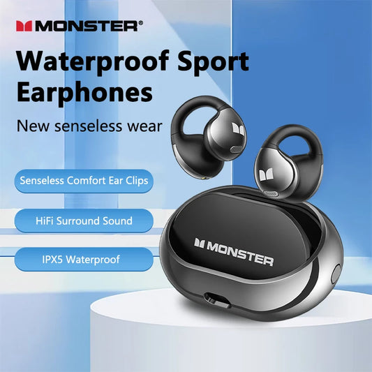 Écouteurs sans fil d'origine MH22185 IPX5 étanche Anti-transpiration oreille-clip Bluetooth casque faible latence Sport HiFi musique écouteurs