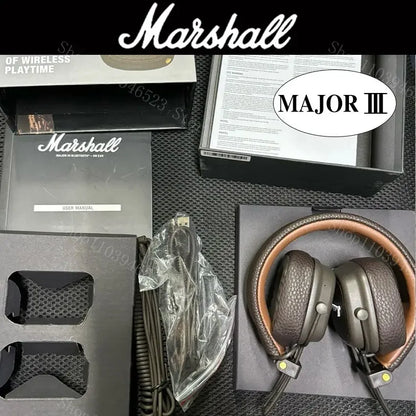 Marshall Major III 3 casque sans fil/filaire avec micro écouteurs de jeu basses profondes pliant sport Rock musique Bluetooth casque