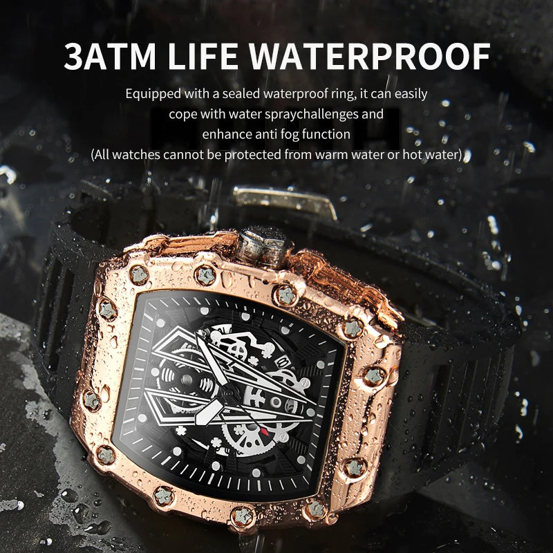 Marque de luxe homme montre nouvelle marque montre pour hommes mode lumineux étanche horloge sport mâle bracelet en Silicone montre-bracelet à Quartz