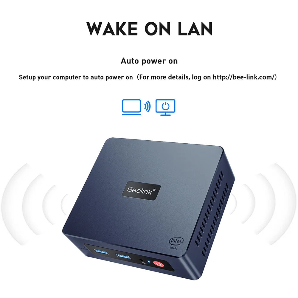 Beelink Mini S13 Intel Twin Lake N150 S12 Pro N100 16G 500G Windows 11 Mini S 11th N5095 DDR4 8GB 128GB ordinateur de bureau N95