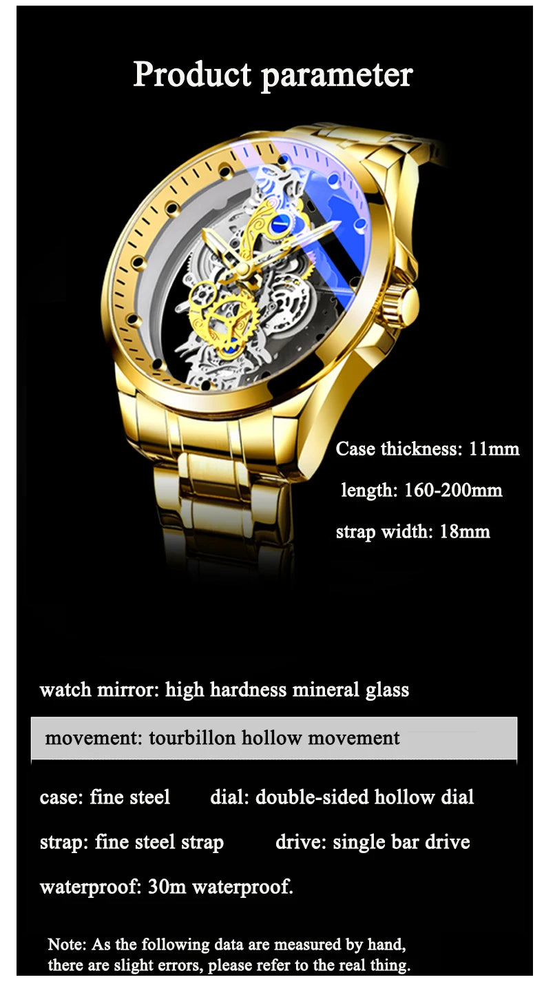 Montres d'affaires de luxe pour hommes, montre à Quartz en acier inoxydable argenté, horloge lumineuse