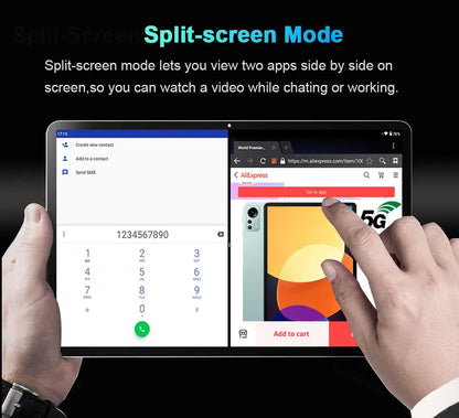 Tout nouveau tablette 11.0 pouces 2.5K tablette Android 13 Snapdragon 8gen2 mondial 16GB + 1024GB 10000mah 5G double SIM WIFI HD plein écran