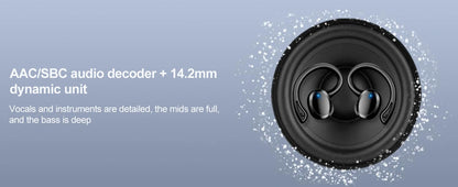 Écouteurs sans fil, écouteurs Bluetooth 5.3, basses stéréo, micro intra-auriculaires antibruit, écouteurs IP7 étanches pour sport, lecture 40H.