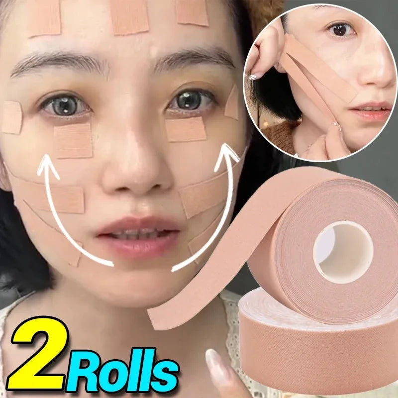 Bande élastique de Lifting du visage, ligne en V, Bandage de levage des yeux, respirant, réduit les rides du visage, Supports, outil de soins de la peau du visage