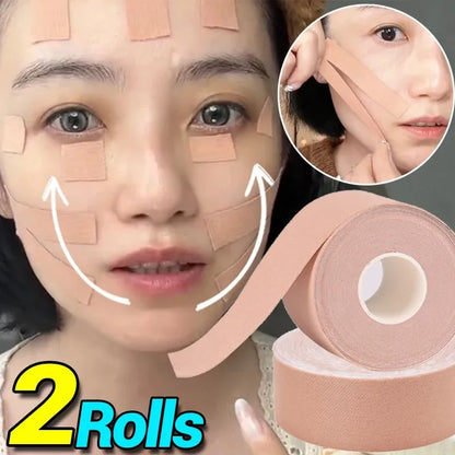 Bande élastique de Lifting du visage, ligne en V, Bandage de levage des yeux, respirant, réduit les rides du visage, Supports, outil de soins de la peau du visage