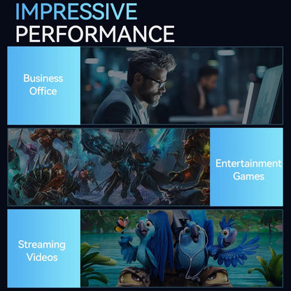 Nouveau MINI ordinateur Intel Core i9 8950HK 16GB DDR4 + 1/2 to M.2 SSD Windows11 Mini ordinateur de jeu ordinateur de bureau Support 4K HD