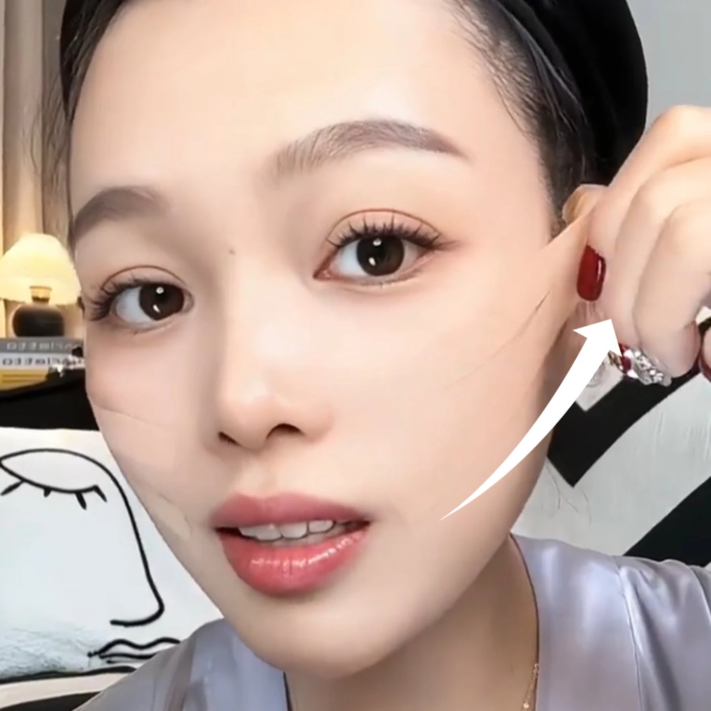 Bande élastique de Lifting du visage, ligne en V, Bandage de levage des yeux, respirant, réduit les rides du visage, Supports, outil de soins de la peau du visage