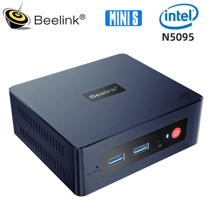 Beelink Mini S13 Intel Twin Lake N150 S12 Pro N100 16G 500G Windows 11 Mini S 11th N5095 DDR4 8GB 128GB ordinateur de bureau N95