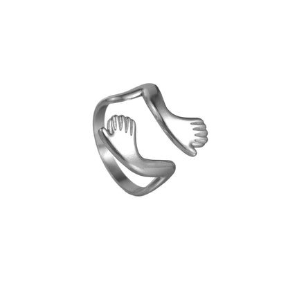 Bagues à main réglables pour femmes, amour romantique, amour créatif pour toujours, matiques ouvertes, bijoux exquis, cadeau de fête