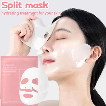 Masque Facial au collagène Bio, rétrécit les Pores, hydratant en profondeur, fendu, raffermissant, nourrissant, éclaircissant, soins pour la peau du visage, 5/10/15/20