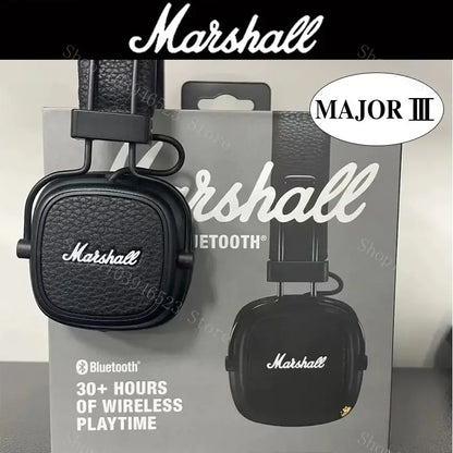 Marshall Major III 3 casque sans fil/filaire avec micro écouteurs de jeu basses profondes pliant sport Rock musique Bluetooth casque