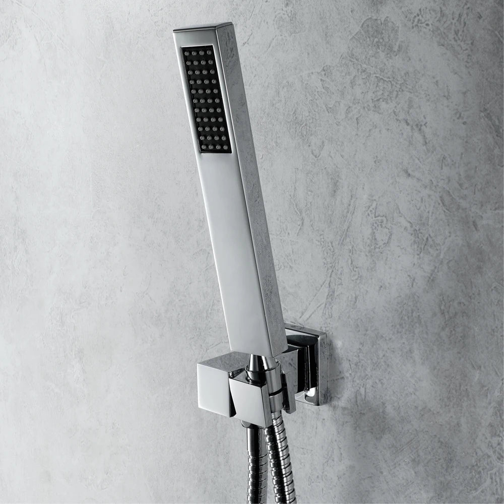 M Boenn polie 23 × 31 pouces pomme de douche intelligente pluie mitigeur thermostatique dissimulé grand système de douche LED ensemble de robinets de salle de bains