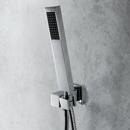 M Boenn polie 23 × 31 pouces pomme de douche intelligente pluie mitigeur thermostatique dissimulé grand système de douche LED ensemble de robinets de salle de bains