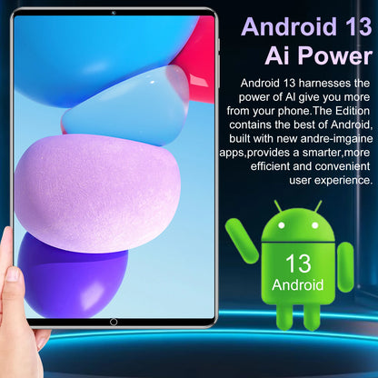 Nouvelle tablette Android 2025 5G, 10.36 pouces, 16 Go de RAM, 1 To, Dean, batterie 13.0 mAh, 16MP, 32MP, 10 cœurs, réseau SIM, touristes, Bluetooth, 12000