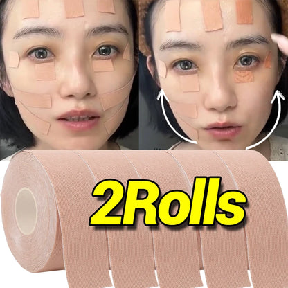 Bande élastique de Lifting du visage, ligne en V, Bandage de levage des yeux, respirant, réduit les rides du visage, Supports, outil de soins de la peau du visage