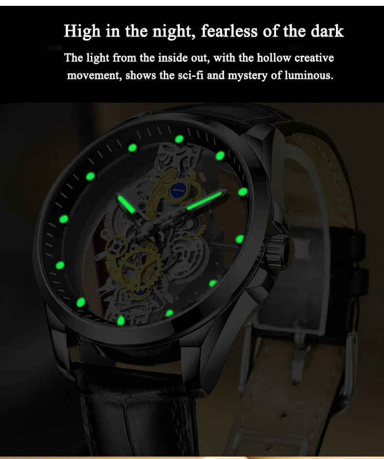 Montres d'affaires de luxe pour hommes, montre à Quartz en acier inoxydable argenté, horloge lumineuse