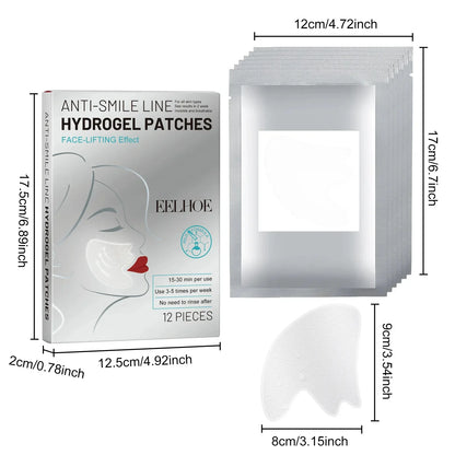 Patch hydrocristallin raffermissant des ridules, Anti-âge, Lifting, affaissement de la peau du visage, masques de nutrition en profondeur, produits de soins du visage coréens