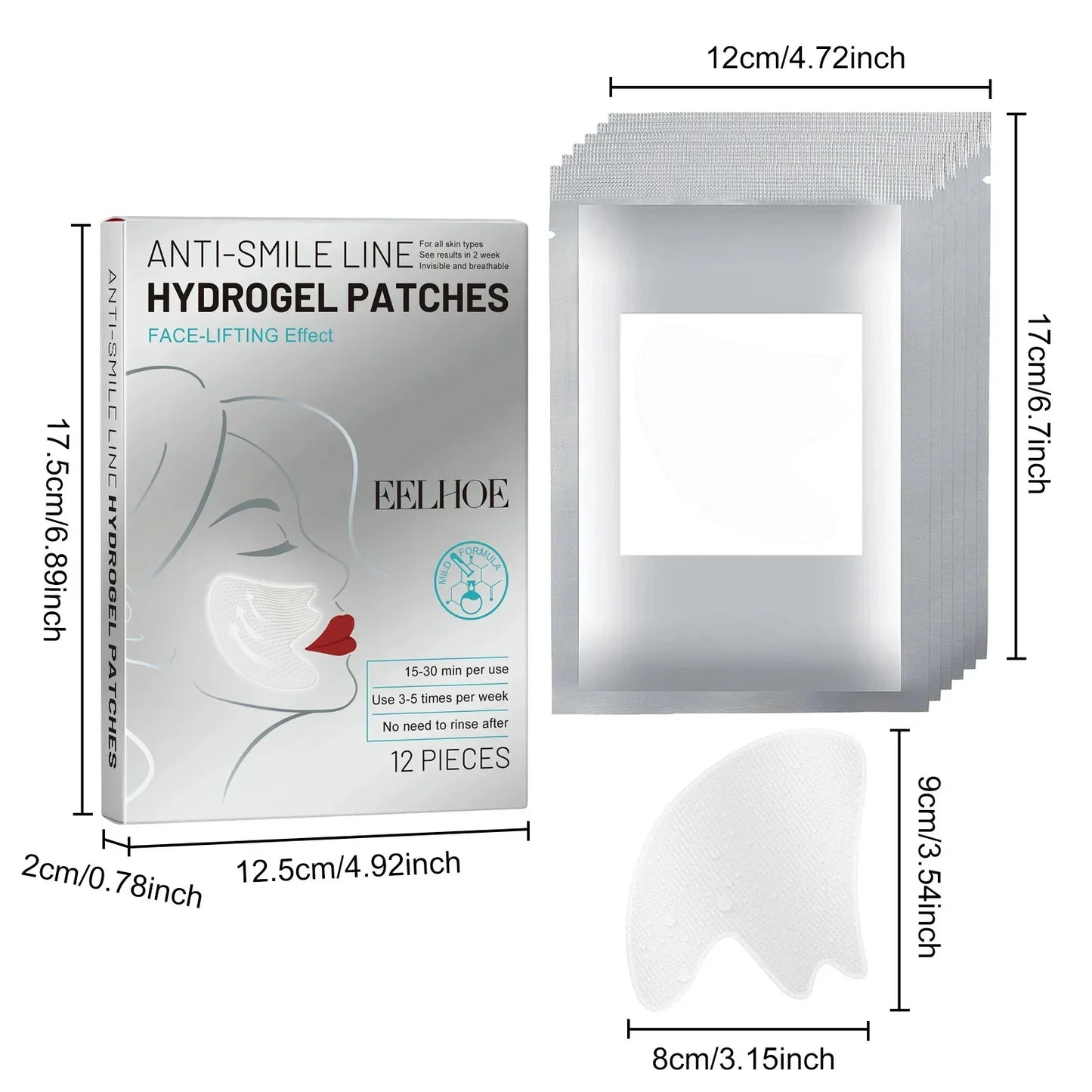 Patch hydrocristallin raffermissant des ridules, Anti-âge, Lifting, affaissement de la peau du visage, masques de nutrition en profondeur, produits de soins du visage coréens