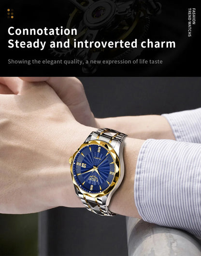 LIGE luxe femme montre mode Sport de plein air lumineux montres à Quartz mouvement importé étanche en acier inoxydable femmes montres