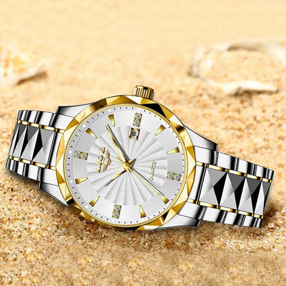 LIGE luxe femme montre mode Sport de plein air lumineux montres à Quartz mouvement importé étanche en acier inoxydable femmes montres