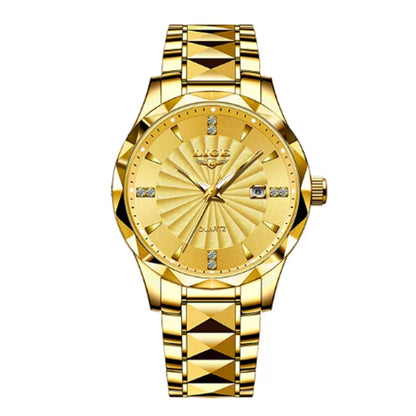 LIGE luxe femme montre mode Sport de plein air lumineux montres à Quartz mouvement importé étanche en acier inoxydable femmes montres