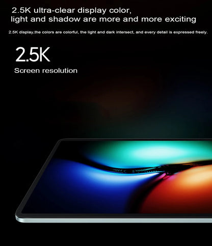 Tout nouveau tablette 11.0 pouces 2.5K tablette Android 13 Snapdragon 8gen2 mondial 16GB + 1024GB 10000mah 5G double SIM WIFI HD plein écran