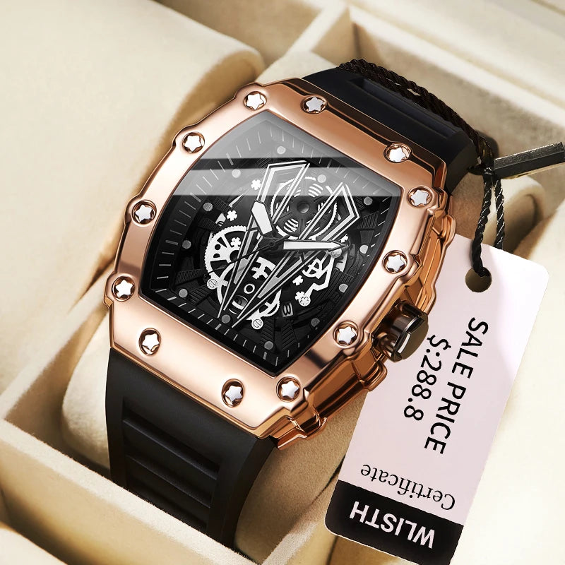 Marque de luxe homme montre nouvelle marque montre pour hommes mode lumineux étanche horloge sport mâle bracelet en Silicone montre-bracelet à Quartz