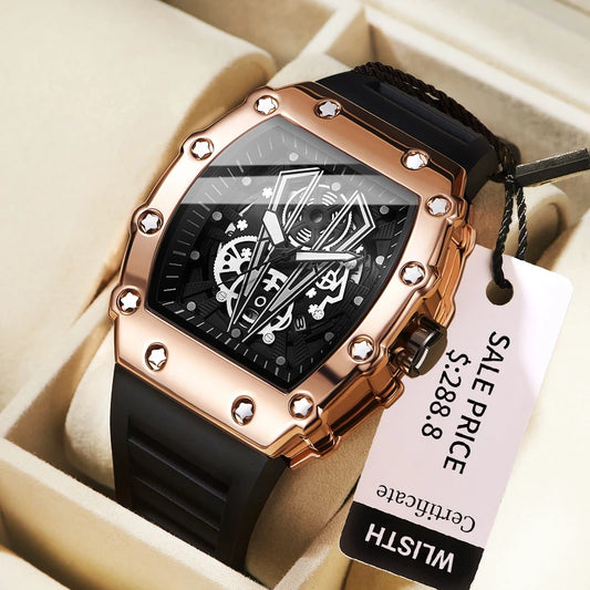 Marque de luxe homme montre nouvelle marque montre pour hommes mode lumineux étanche horloge sport mâle bracelet en Silicone montre-bracelet à Quartz