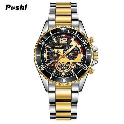 Montre d'affaires de luxe pour hommes, tendance, haut de gamme, polyvalente, lumineuse, à Quartz, étanche, calendrier, horloge, cadeaux