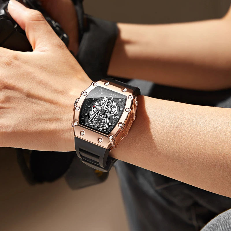 Marque de luxe homme montre nouvelle marque montre pour hommes mode lumineux étanche horloge sport mâle bracelet en Silicone montre-bracelet à Quartz