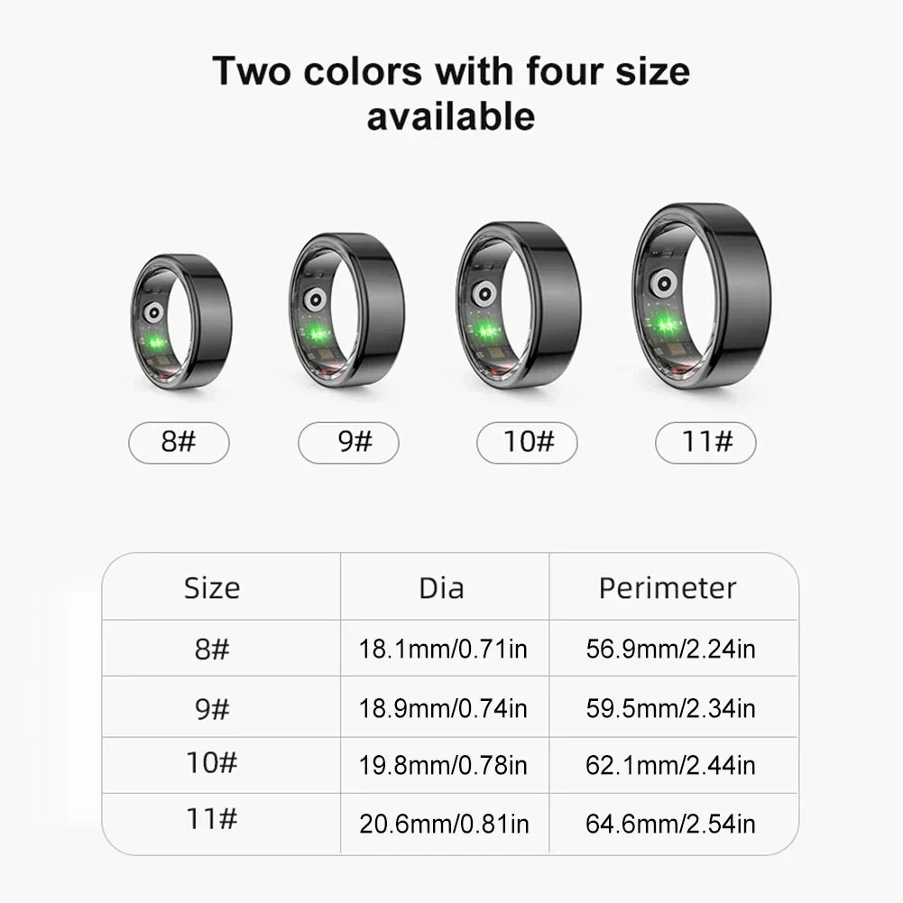 Xiaomi-Anneau intelligent Bluetooth pour hommes et femmes, surveillance de la santé, oxygène sanguin, sommeil, fréquence cardiaque, modes Liban tisports, étanche IP68 et 5iko, nouveau