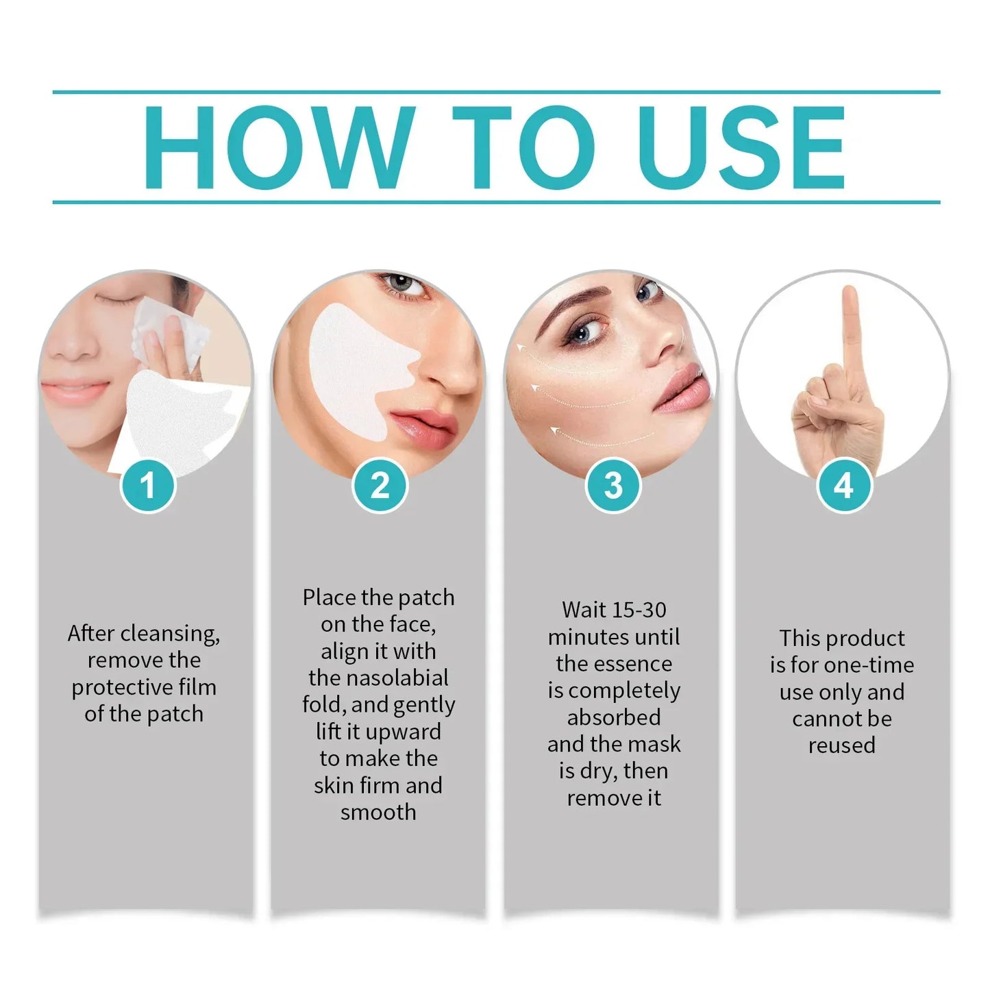 Patch hydrocristallin raffermissant des ridules, Anti-âge, Lifting, affaissement de la peau du visage, masques de nutrition en profondeur, produits de soins du visage coréens